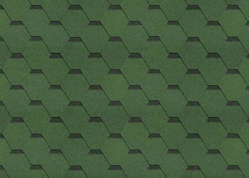 Sindrila Shinglas Rock Hexagonal verde 1 pac=3m2 Sindrila Shinglas Rock Hexagonal verde 1 pac=3m2