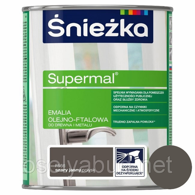 Supermal Sniezka Gri Deschis 0.8 l F566
