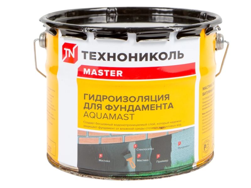Mastica p/u hidroizolatie AquaMast (fundament) 10 kg