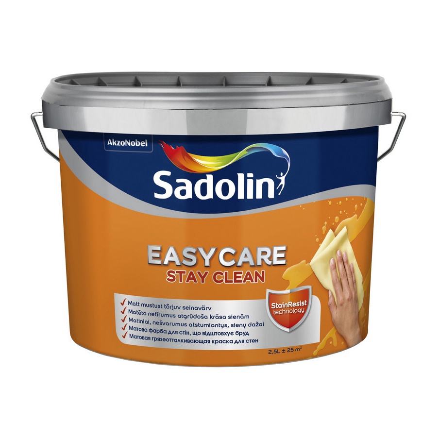 Sadolin Easycare BW 10 L vopsea lavabila interioara mat