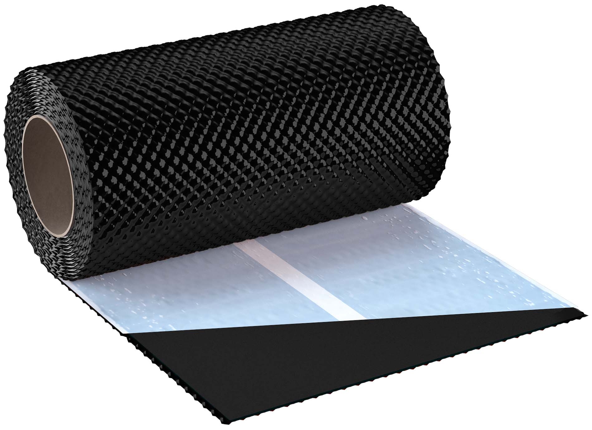 Banda de etansare bituminoasa 3D 30 cm*5 m Negru RAL9005 Banda de etansare bituminoasa 3D 30 cm*5 m Negru RAL9005