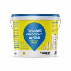 .Tinc decorativ R950 100A 1.5mm ALB weberpas classic bob de orez 25 kg