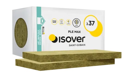 Vata min. Isover M30 PLE Max 80 mm 1000*600 (6 foi/pac) 1 palet 60 foi