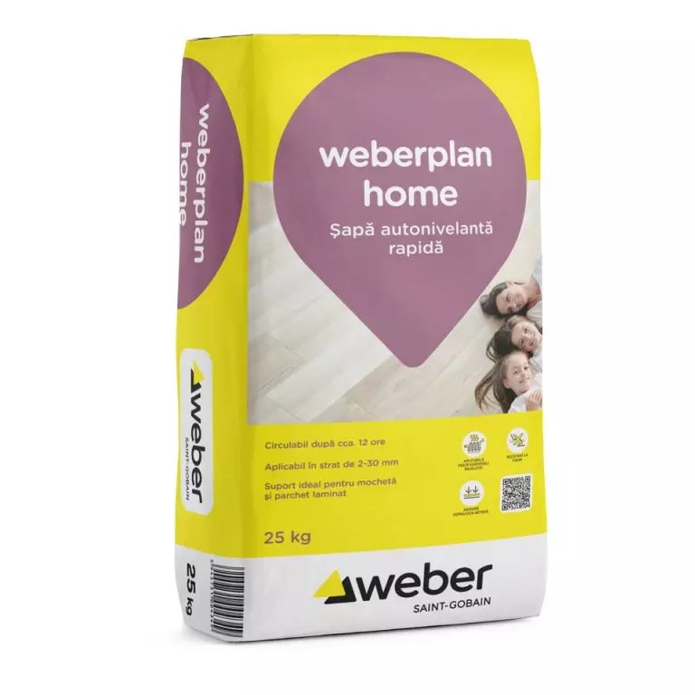 Sapa autonivelanta Weber plan Home 2-30mm 25 kg 48/pal