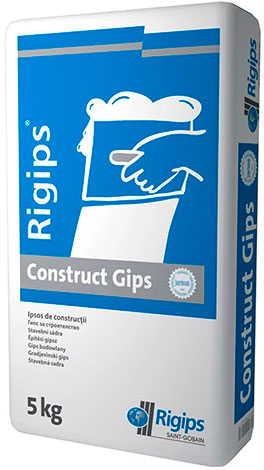 Construct Gips 5 kg G5 Rigips intarire rapida ( 1 pal = 100 saci )