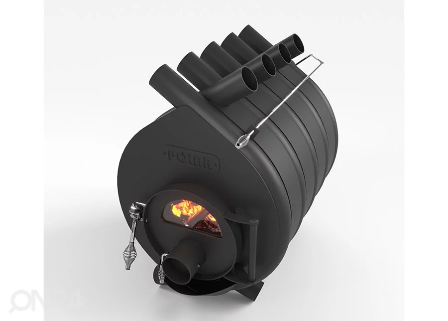 .Soba POLAR cu sticla 12-18 KW/400m3/968mm*603mm*847mm/volum142dm3/teava d150 + Suport Cloud pt Soba POLAR 7-11 KW (27110) 78 cm