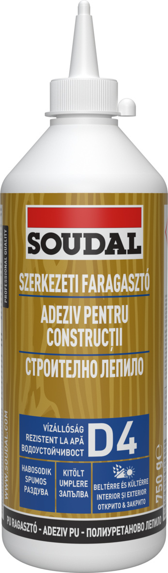 Clei universal pt lemn Soudal 750gr, D4 Poliuretanic Clei universal pt lemn Soudal 750gr, D4 Poliuretanic