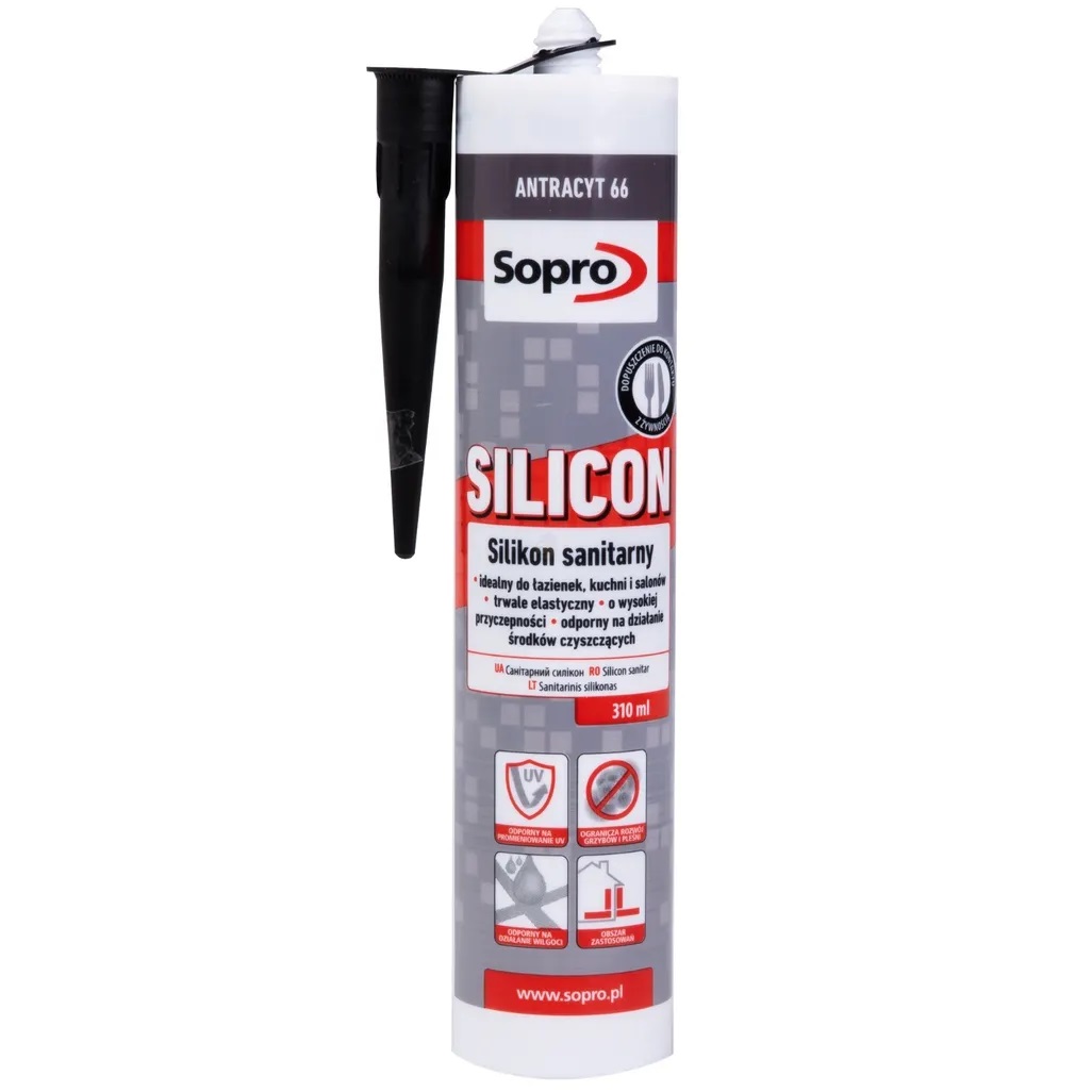 Sopro silicon p/driscuire FSIL 060 (310 ml) Antracit-66 Sopro silicon p/driscuire FSIL 060 (310 ml) Antracit-66