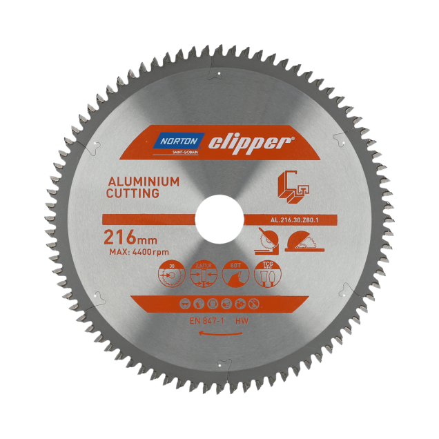Disc p/u aluminiu Norton Clipper D216 *30*80T Disc p/u aluminiu Norton Clipper D216 *30*80T