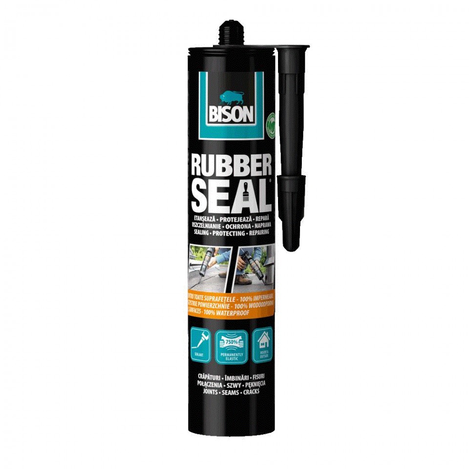Bison Rubber Seal 310ml hidroizolatie pe baza de cauciuc Bison Rubber Seal 310ml hidroizolatie pe baza de cauciuc